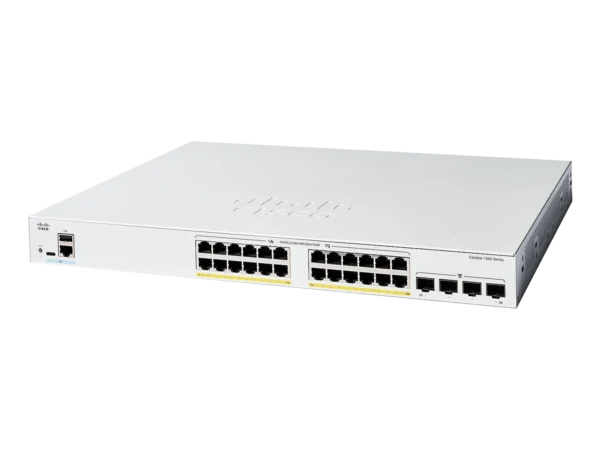 Cisco Catalyst C1200-24FP-4G 24-poorts Managed L3 PoE+ switch + 4x SFP
