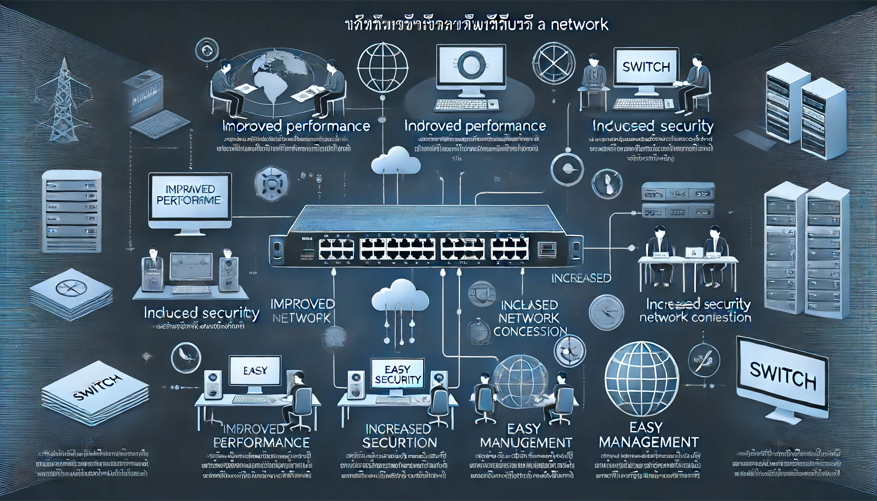 Switch Hub Script ความแตกต่างระหว่าง Switch และ Hub การเลือกใช้อุปกรณ์เครือข่ายที่เหมาะสม